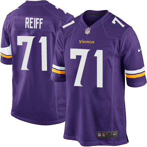 Men Minnesota Vikings #71 Riley Reiff Nike Purple Player Game NFL Jersey->minnesota vikings->NFL Jersey